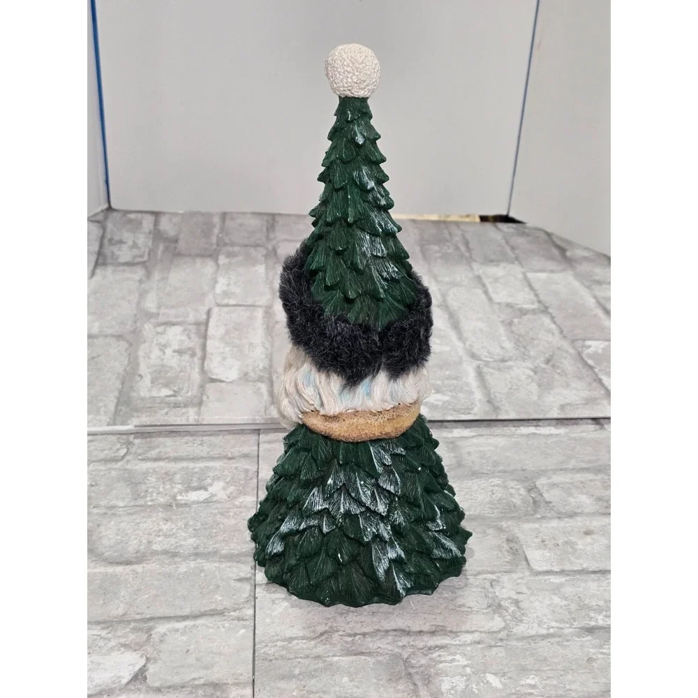 Vtg Christmas Santa Face Pine Tree Father Christmas Tabletop‎ Centerpiece 13